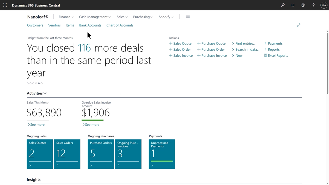 Copilot in Dynamics 365 Business Central and AI